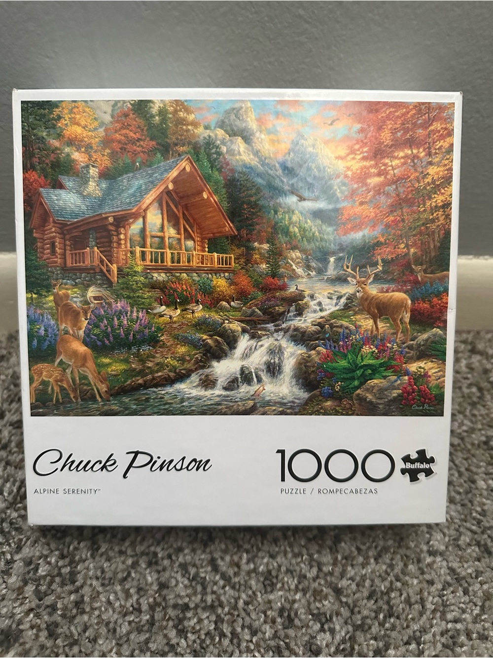'Alpine Serenity' 1000-Piece Jigsaw Puzzle - Multicolor